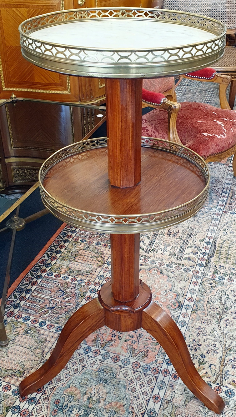 A Parisian Two-Tiered Salon Table